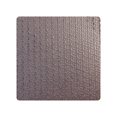 304 316 Retro Braun Farbe Metallplatte für dekorative Textured Edelstahlblech-Projekt